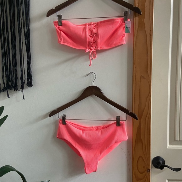 🔸 Ardene 🔸 coral bikini set - Picture 2 of 7